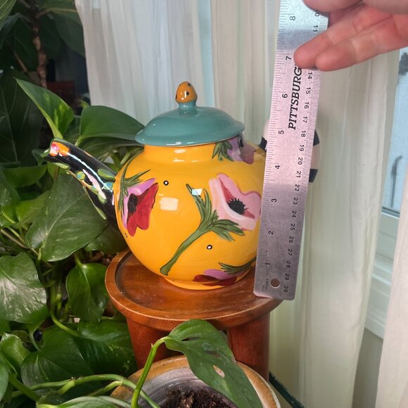 Vintage Prott Designs Hand-Painted Poppy Teapot - Picture 4 of 8
